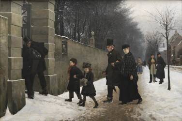A Funeral (Frants Henningsen) - Muzeo.com