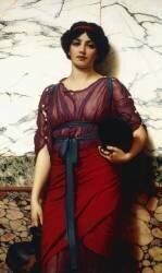 A Grecian Idyll (John William Godward) - Muzeo.com
