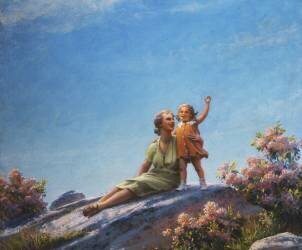 A Happy Moment (Charles Courtney Curran) - Muzeo.com