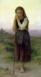 A Little Shepherdess (William Bouguereau) - Muzeo.com