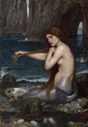 A Mermaid (John William Waterhouse) - Muzeo.com
