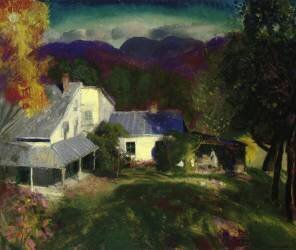A Mountain Farm (George Wesley Bellows) - Muzeo.com