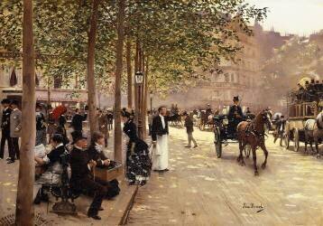 A Paris Street (Jean Béraud) - Muzeo.com