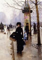 A Parisian (Jean Béraud) - Muzeo.com