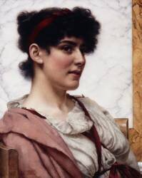 A Roman Beauty (John William Godward) - Muzeo.com