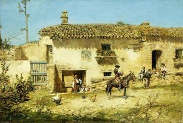 A Spanish Farm (José Benlliure y Gil) - Muzeo.com