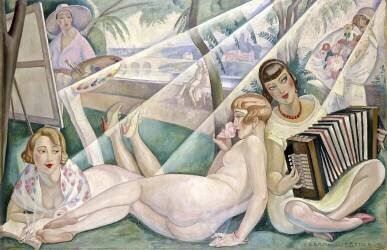 A Summer Day (Gerda Wegener) - Muzeo.com