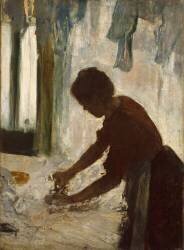 A Woman Ironing (Edgar Degas) - Muzeo.com