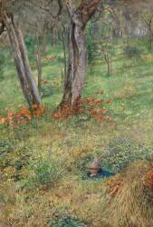 A Woodland Hideout (Giovanni Costa) - Muzeo.com