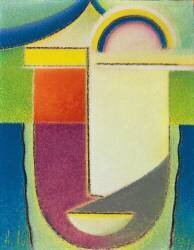 Abstract Head: Easter (Alexej von Jawlensky) - Muzeo.com