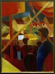 Acrobat (August Macke) - Muzeo.com