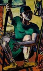 Acrobat on Trapeze (Max Beckmann) - Muzeo.com