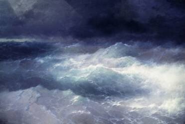 Among the waves (Ivan Aivazovsky) - Muzeo.com