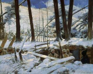 Ampfersbach (Haut-Rhin, Alsace), 1916 (François Flameng) - Muzeo.com