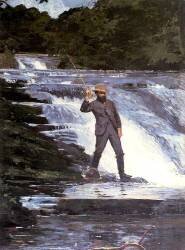 An Angler (Winslow Homer) - Muzeo.com