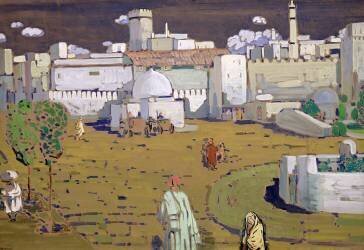 An Arab Town (Wassily Kandinsky) - Muzeo.com