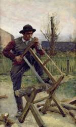 An Aragonese Woodcutter (Louis Capdevielle) - Muzeo.com