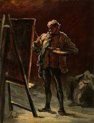 An Artist (Honoré Daumier) - Muzeo.com