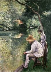 Angling (Gustave Caillebotte) - Muzeo.com