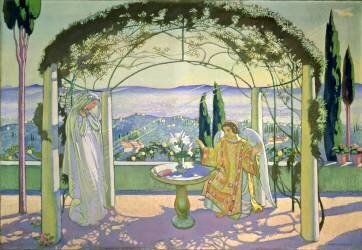 Annunciation at Fiesole (Maurice Denis) - Muzeo.com