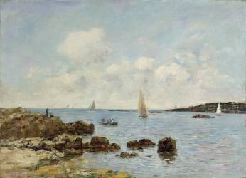 Antibes (Eugène Boudin) - Muzeo.com
