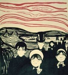 Anxiety (Edvard Munch) - Muzeo.com