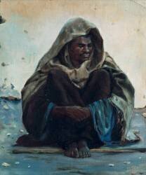 Arabe assis (Henry Brokman) - Muzeo.com