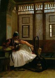 Arnaut Smoking (Jean-Léon Gérôme) - Muzeo.com