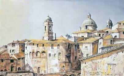 Assisi, 1961 (Tsuguharu Foujita) - Muzeo.com