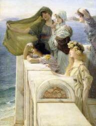 At Aphrodite's Cradle (Lawrence Alma-Tadema) - Muzeo.com