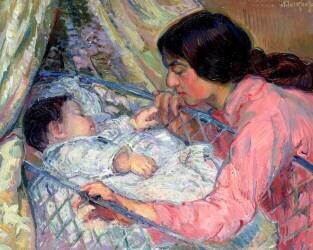 At The Cradle (Nicolas Tarkhoff) - Muzeo.com