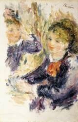 At the Milliner (Auguste Renoir) - Muzeo.com