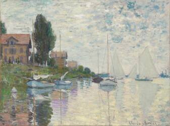 Au Petit-Gennevilliers (Claude Monet) - Muzeo.com