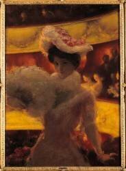 Au théâtre (Gaston de La Touche) - Muzeo.com