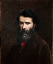 Autoportrait (Ernest Hébert) - Muzeo.com