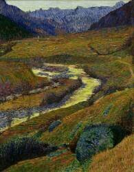 Autumn evening (Giovanni Giacometti) - Muzeo.com