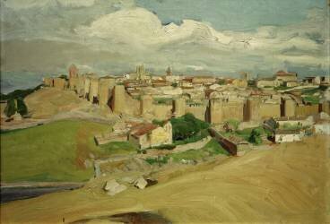 Avila, Stadtansicht (Joaquin Sorolla y Bastida) - Muzeo.com