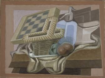 Basket and siphon (Juan Gris) - Muzeo.com