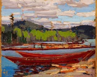Bateaux (Tom Thomson) - Muzeo.com