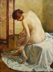 Bather (Theo van Rysselberghe) - Muzeo.com