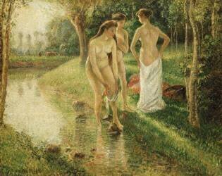 Bathers (Camille Pissarro) - Muzeo.com