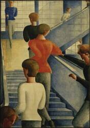 Bauhaus Stairway (Oskar Schlemmer) - Muzeo.com