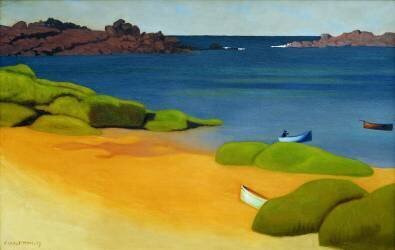 Bay at Tregastel (Félix Vallotton) - Muzeo.com