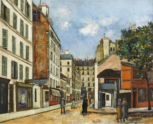 Bayen Street in Paris (Maurice Utrillo) - Muzeo.com