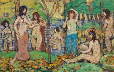 Beach No. 3 (Maurice Brazil Prendergast) - Muzeo.com