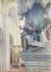 Beauvais, église Saint-Etienne : mise au tombeau (Marthe Roger) - Muzeo.com