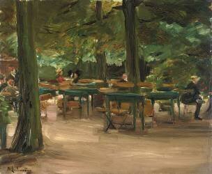 Beer Garden (Max Liebermann) - Muzeo.com