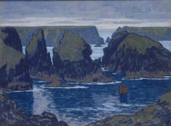 Belle-Île, Goulphar (Jean-Francis Auburtin) - Muzeo.com