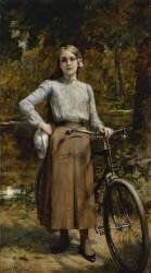Bicycle in Vésinet (Léon François Comerre) - Muzeo.com
