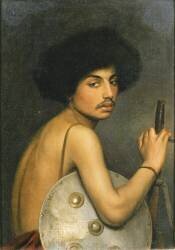 Bisharin Warrior (Jean-Léon Gérôme) - Muzeo.com